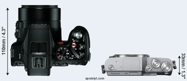 Compare V-LUX 4 versus GX850 top