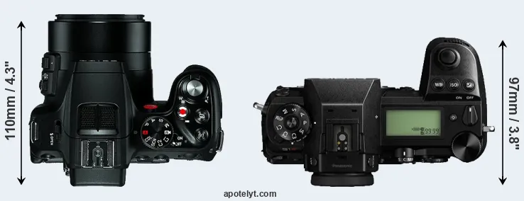 Compare V-LUX 4 versus S1R top