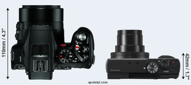 Compare V-LUX 4 versus ZS80 top