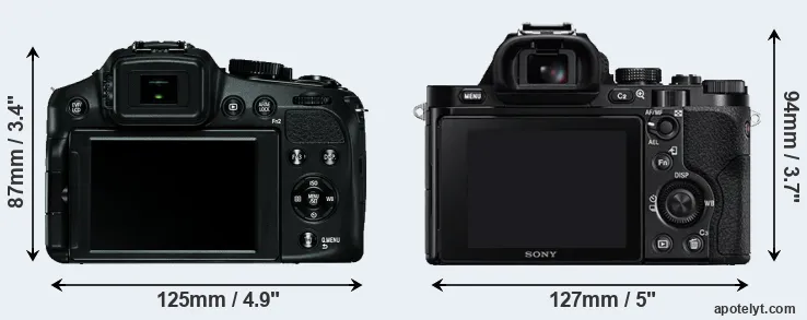 Comparison V-LUX 4 or A7 rear