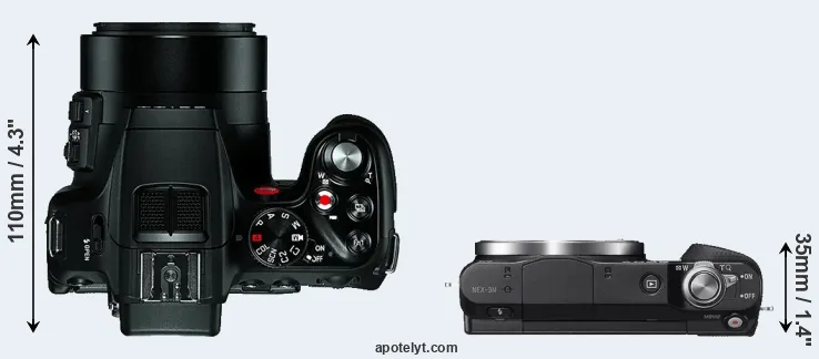 Compare V-LUX 4 versus NEX-3N top