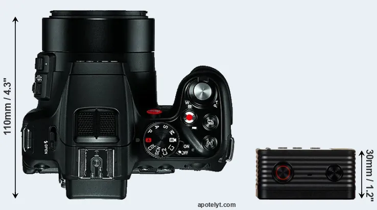 Compare V-LUX 4 versus RX0 top
