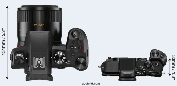 Compare V-LUX 5 versus V3 top