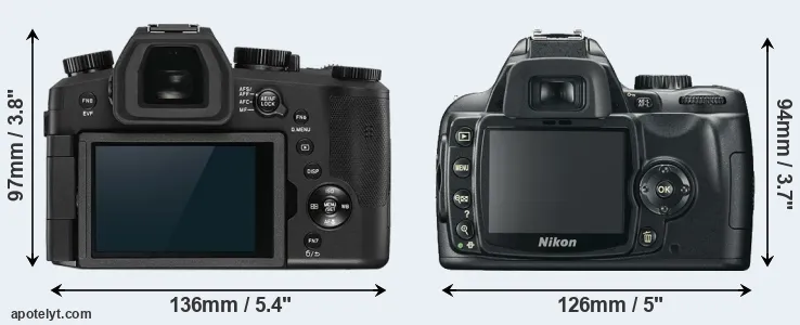 Comparison V-LUX 5 or D60 rear