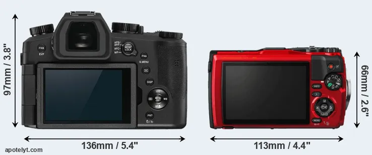 Comparison V-LUX 5 or TG-5 rear