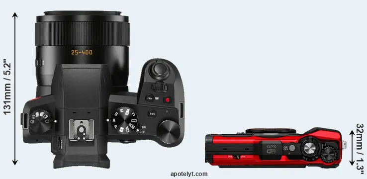 Compare V-LUX 5 versus TG-6 top