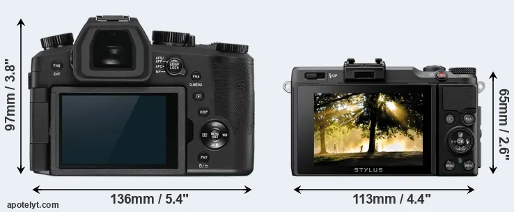 Comparison V-LUX 5 or XZ-2 rear