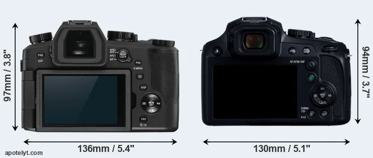 Comparison V-LUX 5 or FZ80D rear