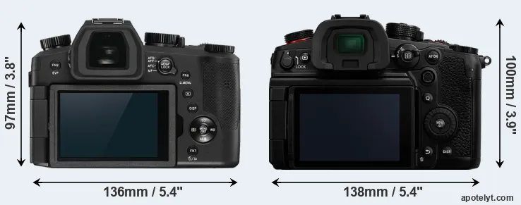 Comparison V-LUX 5 or GH6 rear