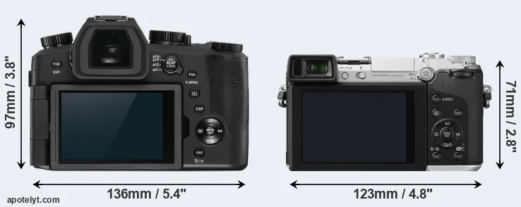 Comparison V-LUX 5 or GX7 rear