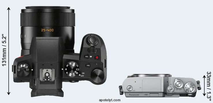 Compare V-LUX 5 versus GX850 top