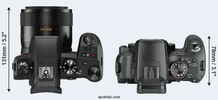 Compare V-LUX 5 versus L10 top