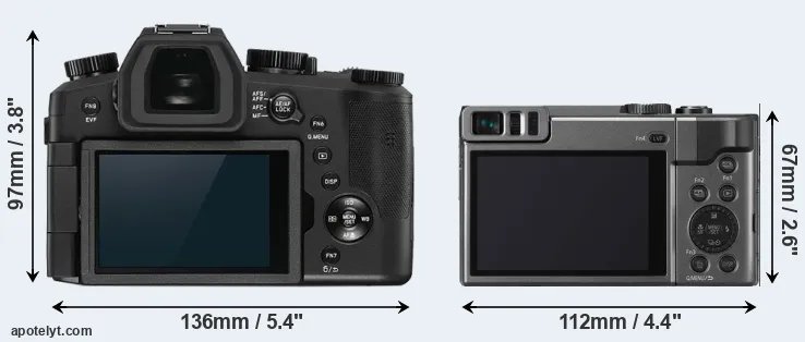 Comparison V-LUX 5 or TZ90 rear