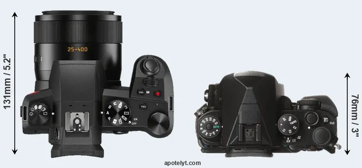 Compare V-LUX 5 versus KP top