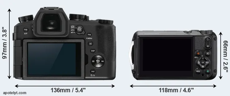 Comparison V-LUX 5 or WG-6 rear