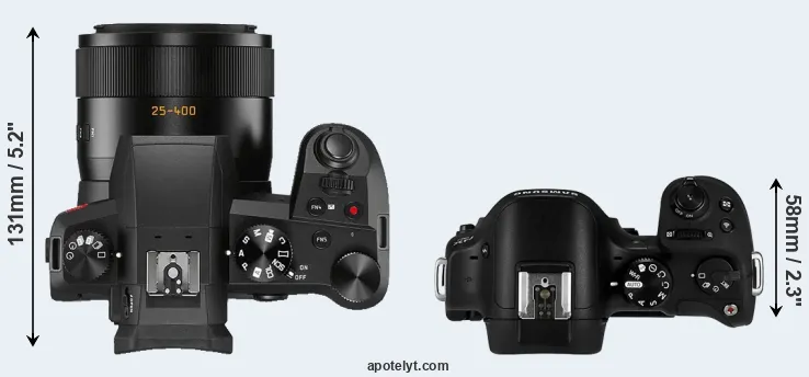 Compare V-LUX 5 versus NX30 top