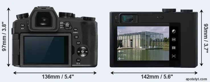 Comparison V-LUX 5 or ZX1 rear