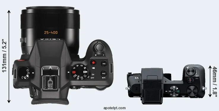 Compare V-LUX Typ 114 versus V2 top