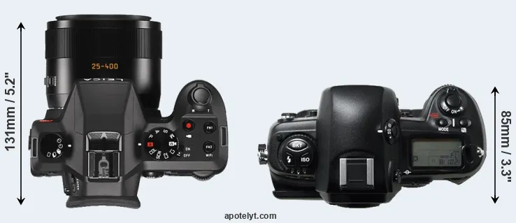 Compare V-LUX Typ 114 versus D1H top