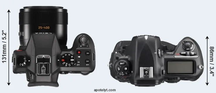 Compare V-LUX Typ 114 versus D2Xs top