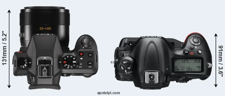 Compare V-LUX Typ 114 versus D4 top