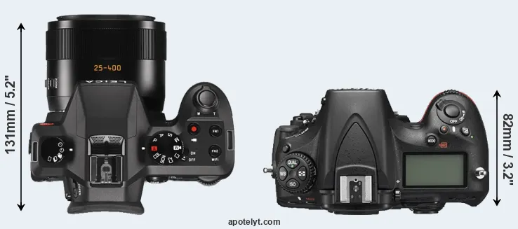 Compare V-LUX Typ 114 versus D810 top