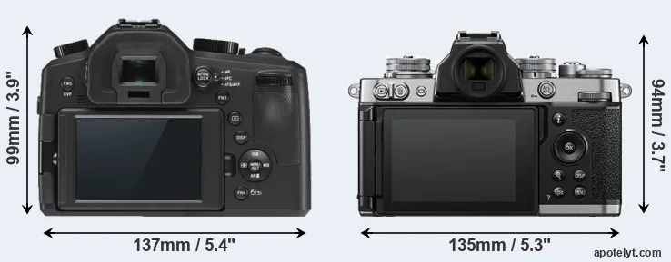 Comparison V-LUX Typ 114 or Z fc rear