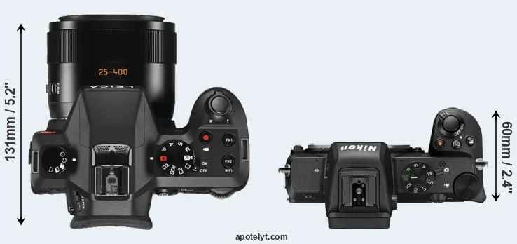 Compare V-LUX Typ 114 versus Z50 top