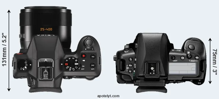 Compare V-LUX Typ 114 versus E-3 top