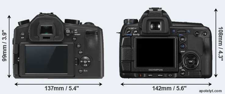 Comparison V-LUX Typ 114 or E-30 rear