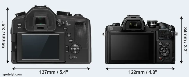 Comparison V-LUX Typ 114 or E-M10 III rear
