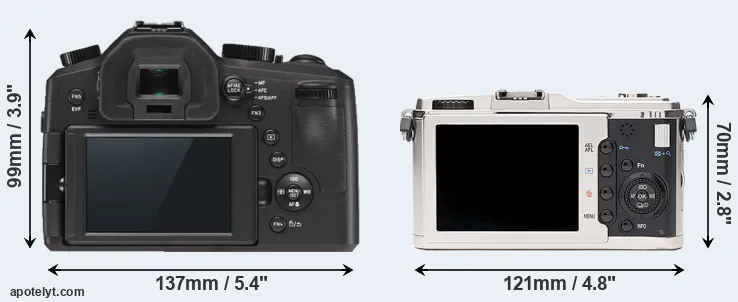 Comparison V-LUX Typ 114 or E-P1 rear
