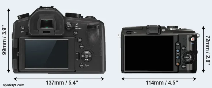 Comparison V-LUX Typ 114 or E-PL2 rear