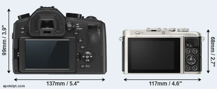 Comparison V-LUX Typ 114 or E-PL9 rear