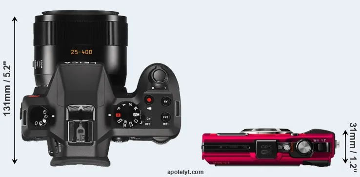 Compare V-LUX Typ 114 versus TG-4 top