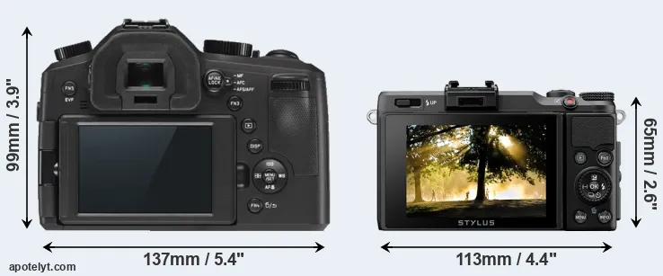 Comparison V-LUX Typ 114 or XZ-2 rear