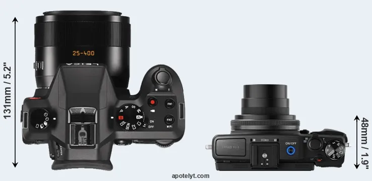 Compare V-LUX Typ 114 versus XZ-2 top
