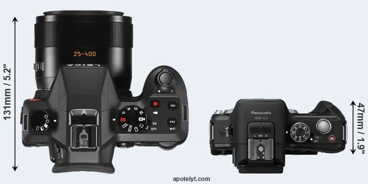 Compare V-LUX Typ 114 versus G3 top