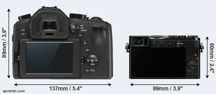 Comparison V-LUX Typ 114 or GM5 rear