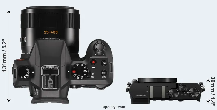 Compare V-LUX Typ 114 versus GM5 top