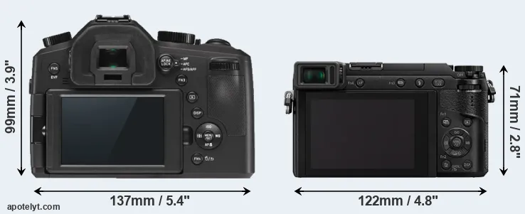 Comparison V-LUX Typ 114 or GX80 rear