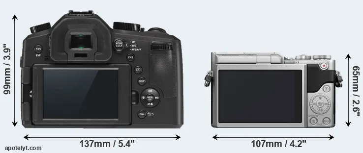 Comparison V-LUX Typ 114 or GX800 rear