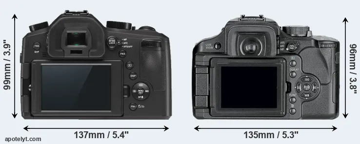 Comparison V-LUX Typ 114 or L10 rear