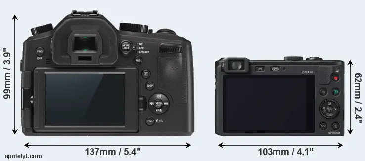 Comparison V-LUX Typ 114 or LF1 rear
