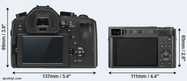 Comparison V-LUX Typ 114 or TZ200 rear
