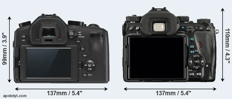 Comparison V-LUX Typ 114 or K-1 rear