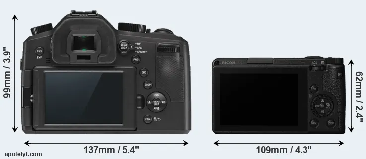 Comparison V-LUX Typ 114 or GR III rear