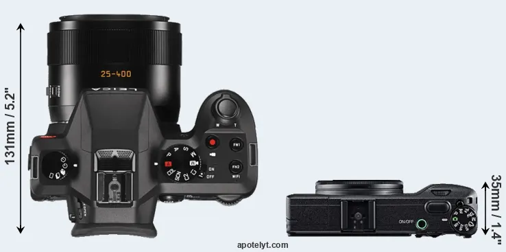 Compare V-LUX Typ 114 versus GR top
