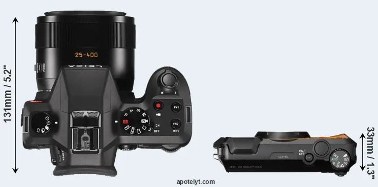 Compare V-LUX Typ 114 versus WG-6 top