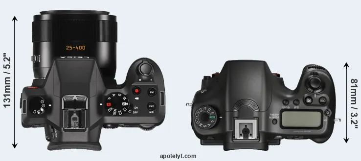 Compare V-LUX Typ 114 versus A68 top